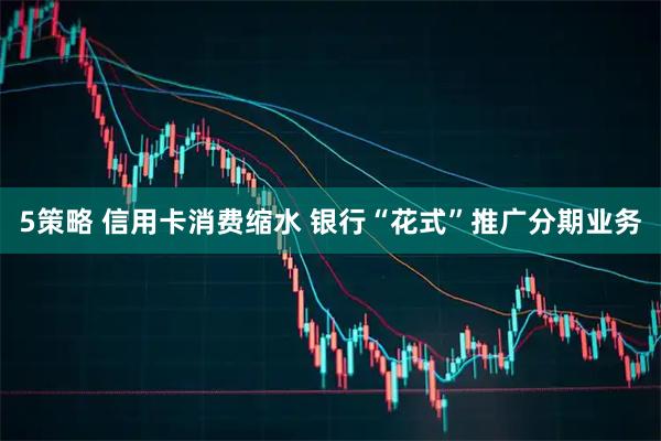 5策略 信用卡消费缩水 银行“花式”推广分期业务