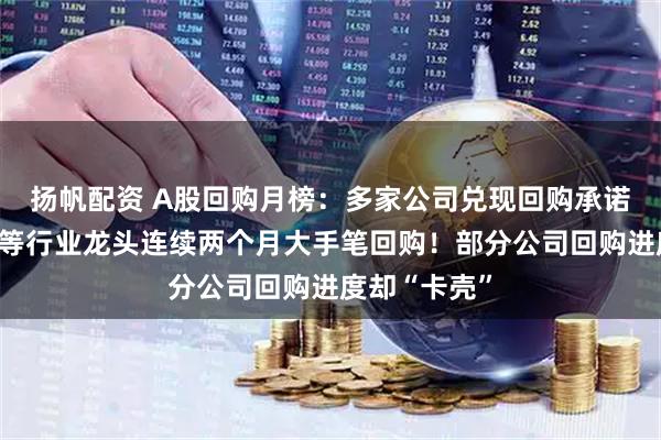 扬帆配资 A股回购月榜：多家公司兑现回购承诺，贵州茅台等行业龙头连续两个月大手笔回购！部分公司回购进度却“卡壳”